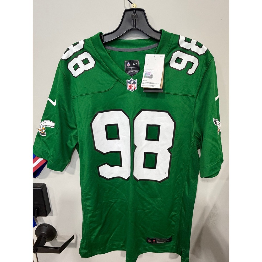 Nike Jalen Carter Philadelphia Eagles #98 Jersey Men's Small NWT Flaws